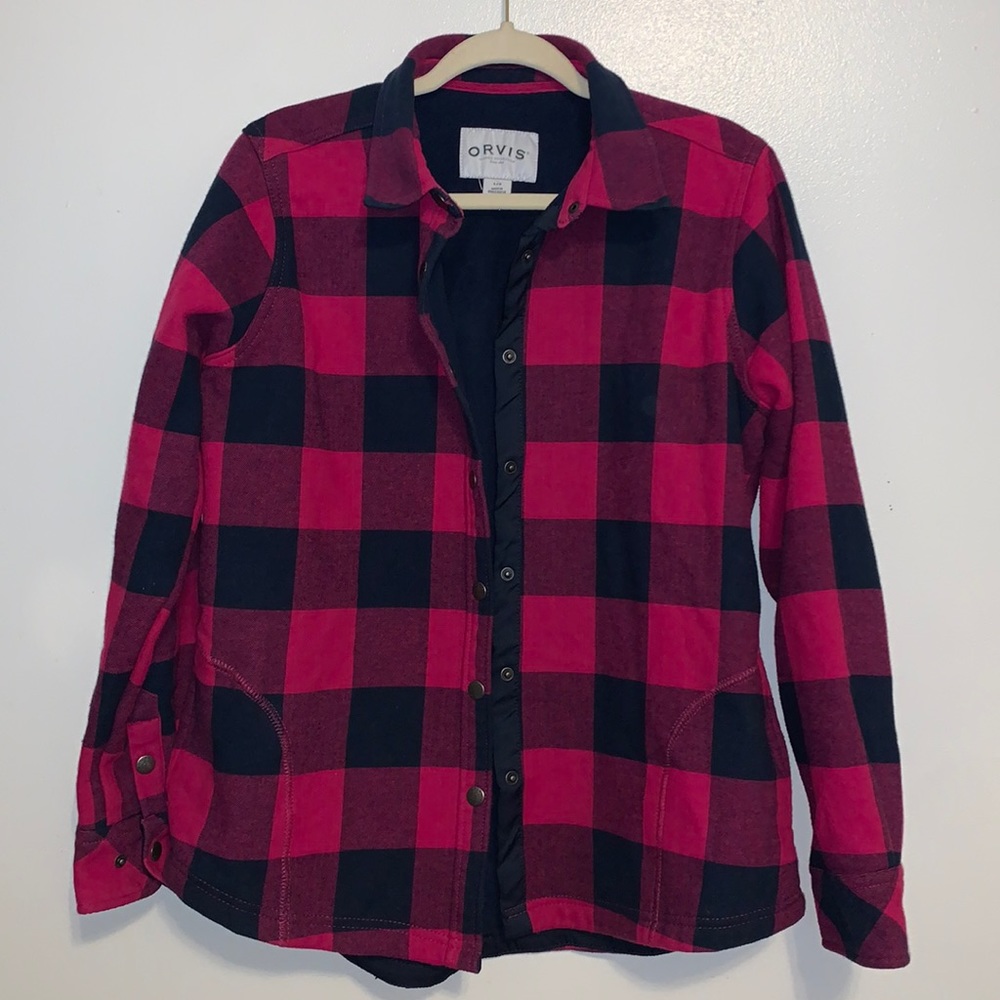 Orvis flannel shirt shirt shacket